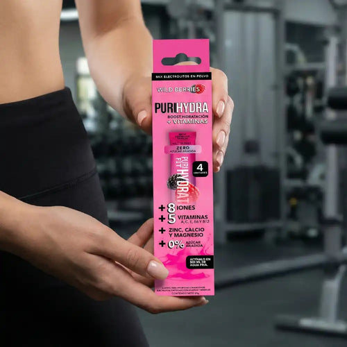 Isotónica Hidratante en Polvo Sabor Wild Berries x4 sachets PuriHydra