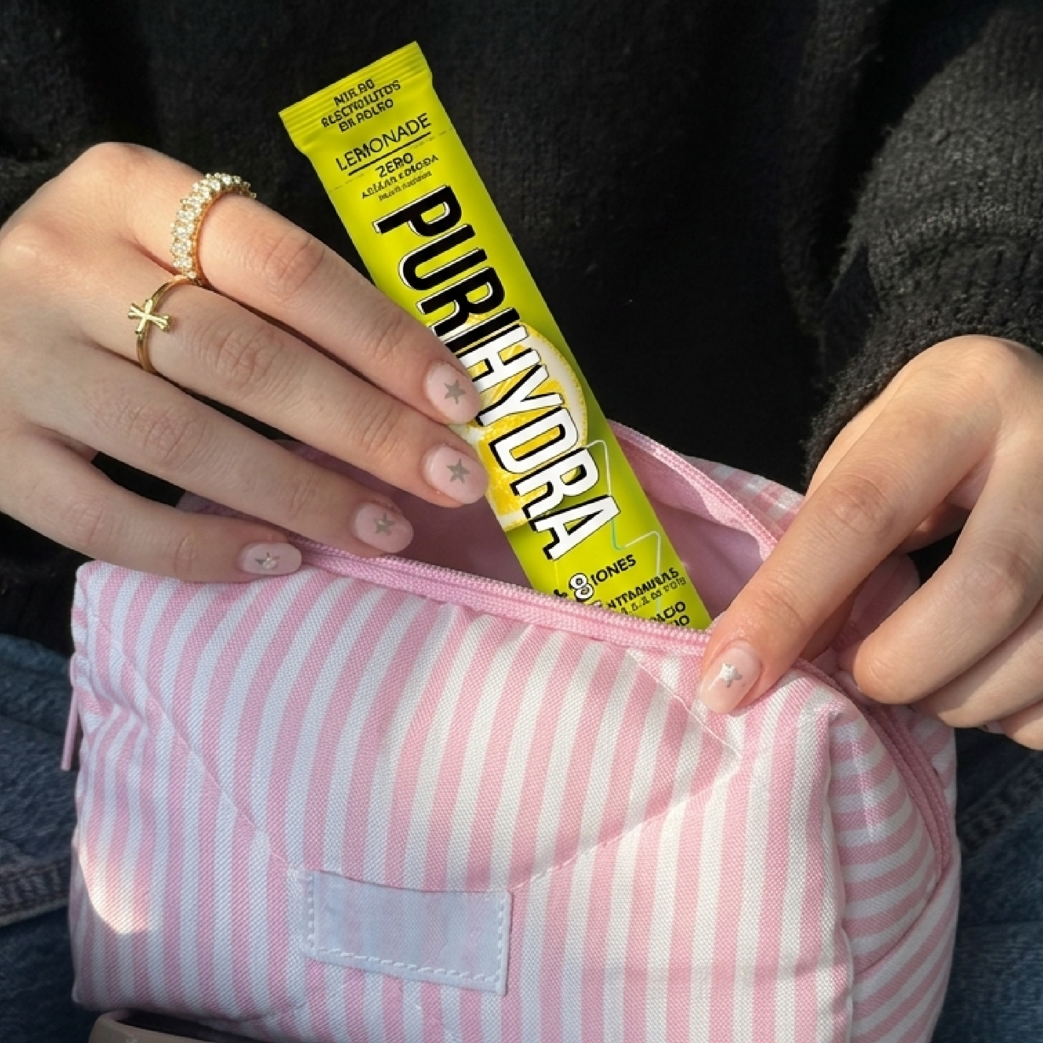 Pack 12 PuriHydra Lemonade. Hidratación + Vitaminas en un stick.