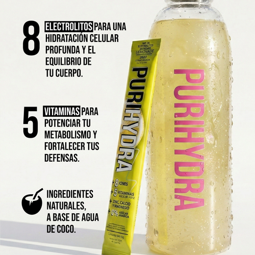 Isotónica Lemonade x24 sachets | Hidratación Sin Azúcar