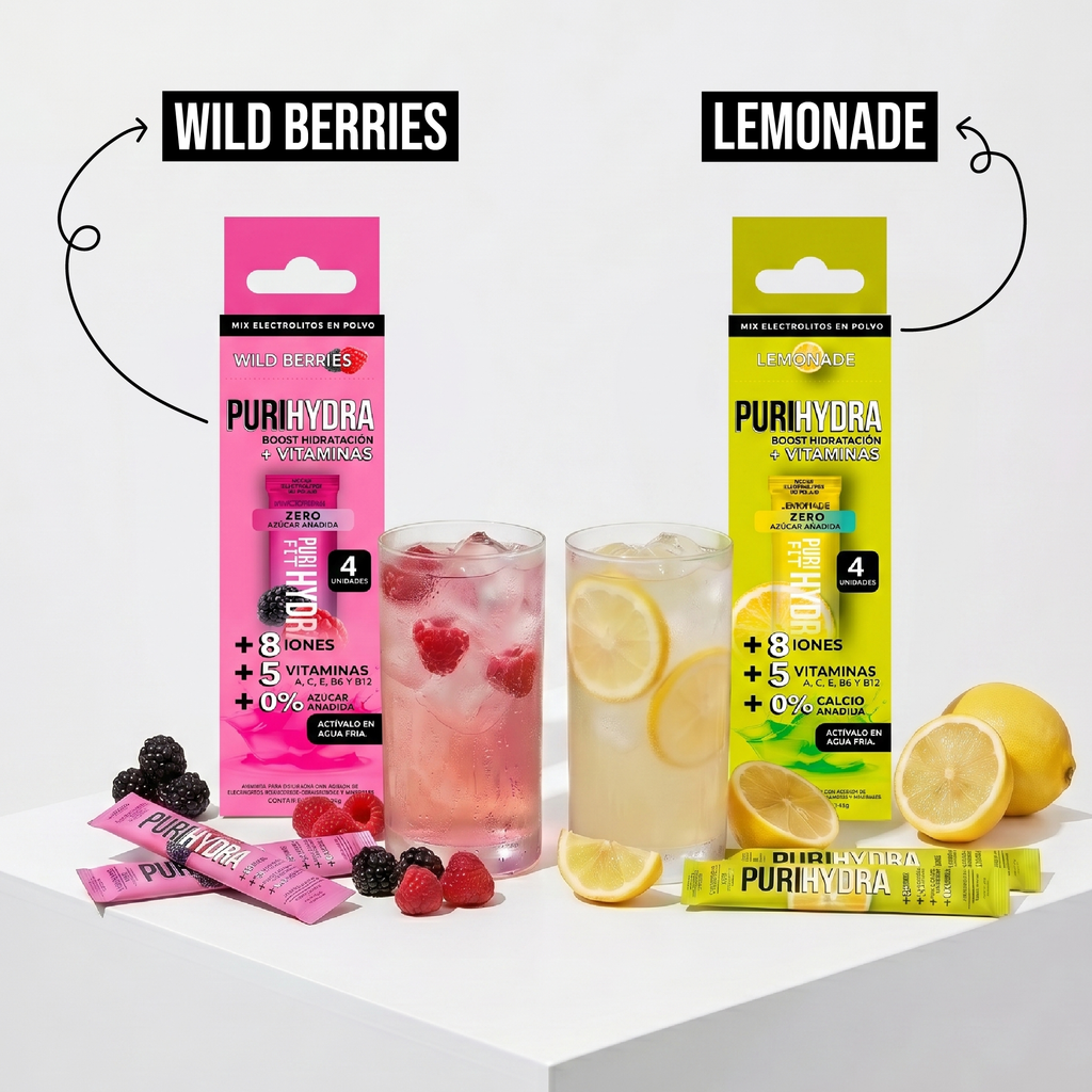 Isotónica Lemonade x4 sachets | Hidratación Sin Azúcar