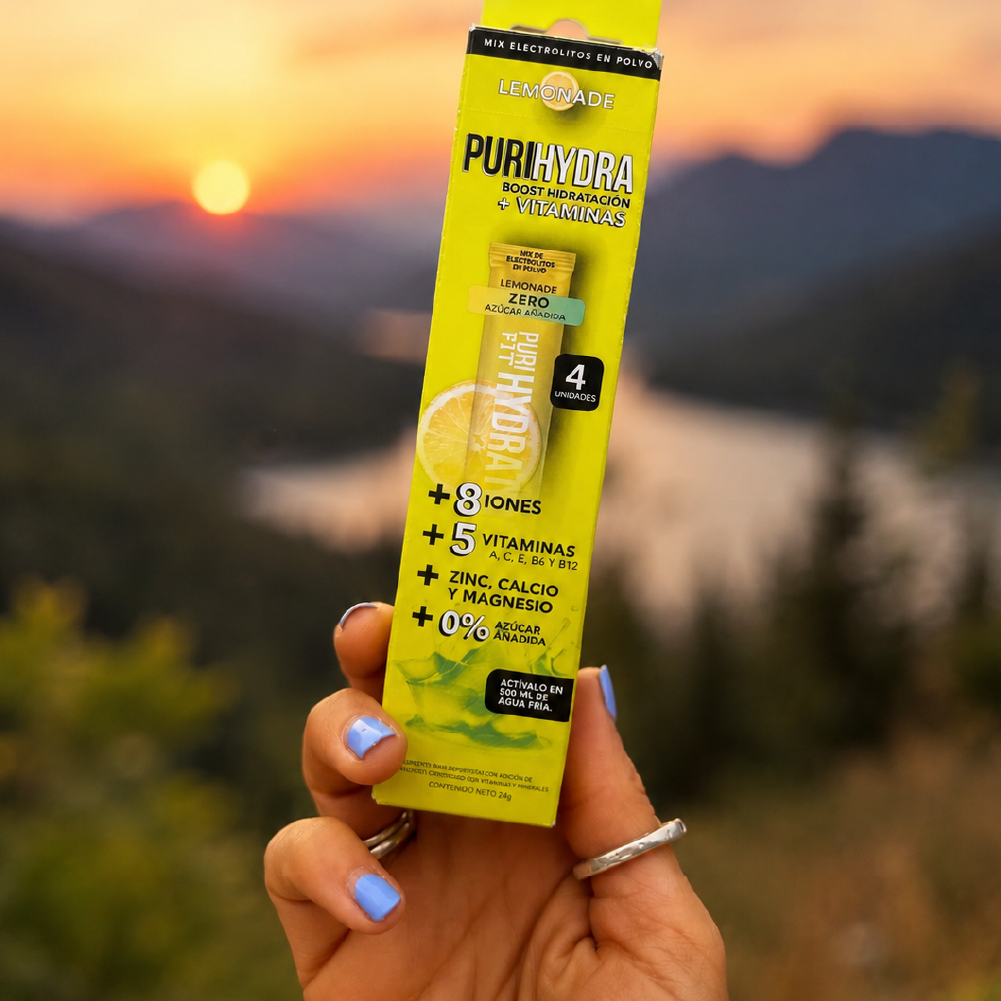 Isotónica Lemonade x4 sachets | Hidratación Sin Azúcar